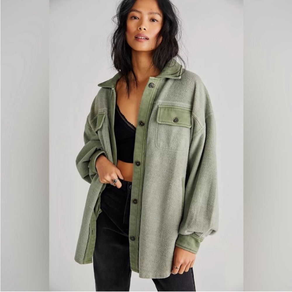Free People Olive Ruby Jacket